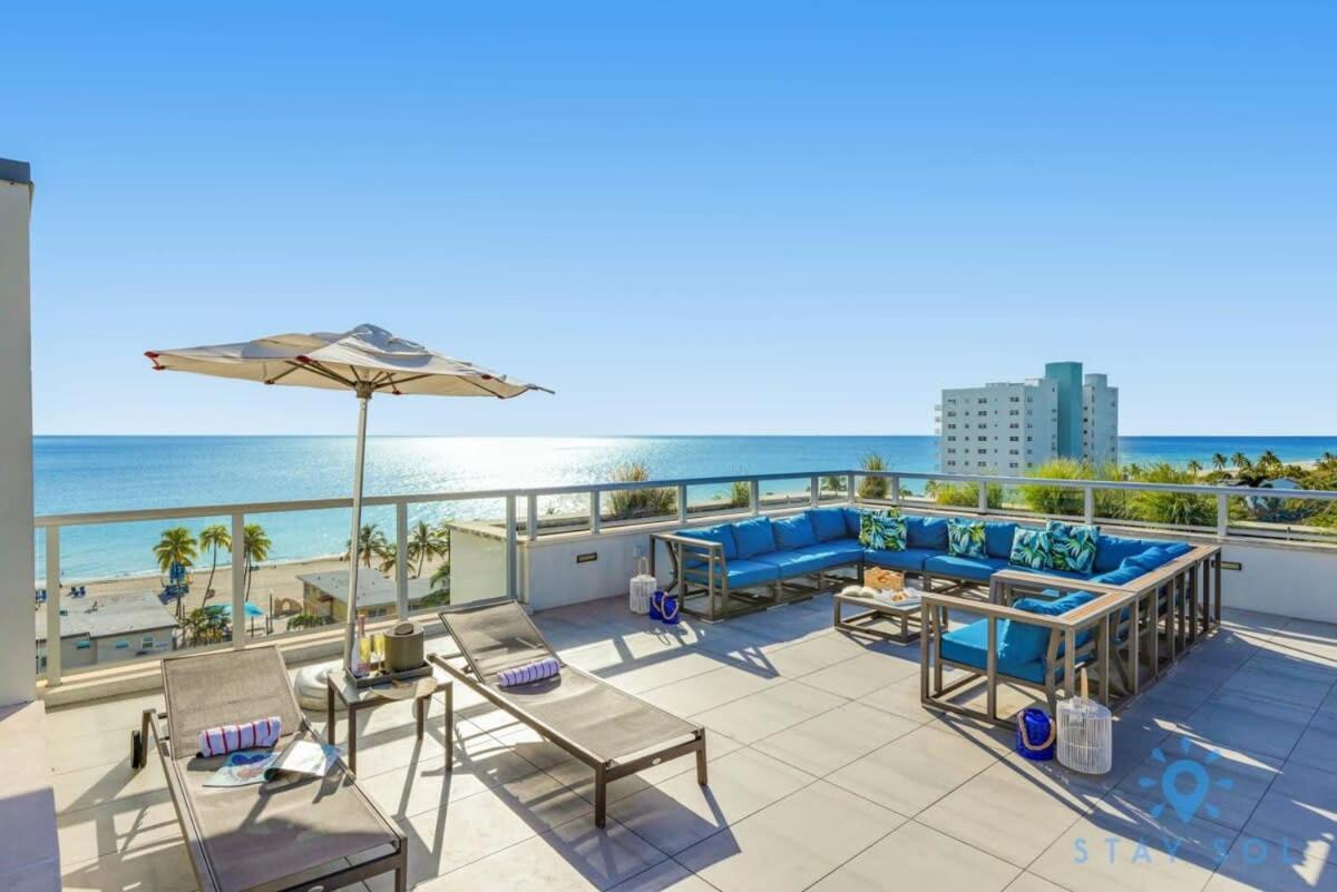 Lx Oasis Beachfront-Rt Infinity Pool Hollywood Exterior photo